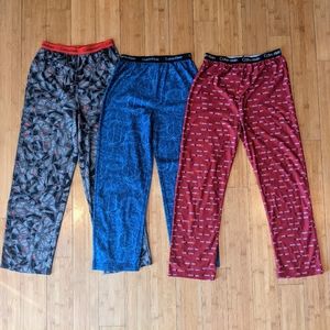 3 Pair Calvin Klein Boy's Pajama Pants L 10/12